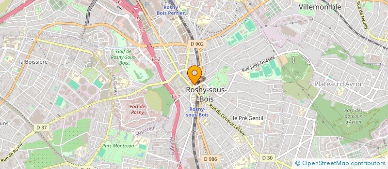 localisation de l'entreprise MONSIEUR SAID CHIBOUB à ROSNY-SOUS-BOIS