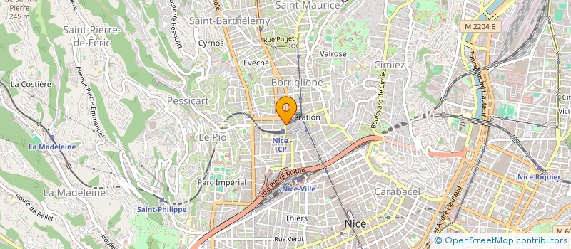 localisation de l'entreprise MONSIEUR SAID CHOUAF à NICE