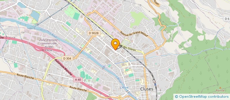 localisation de l'entreprise MONSIEUR SAID DIB  CLUSES