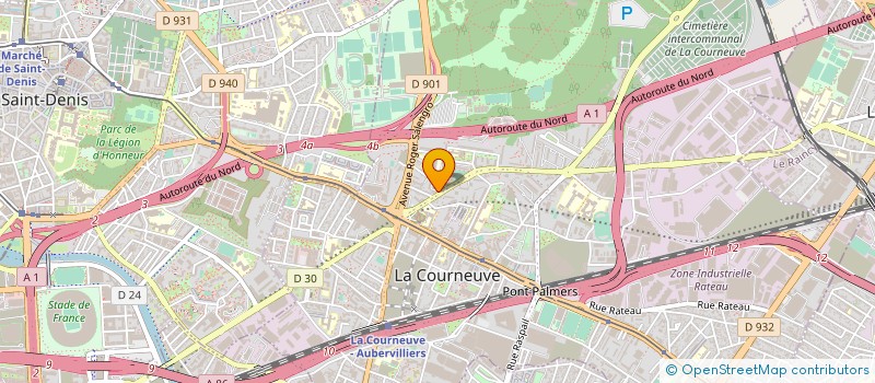localisation de l'entreprise MONSIEUR SAID DJEMIL à LA COURNEUVE