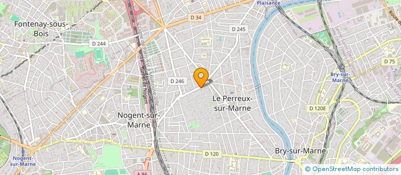 localisation de l'entreprise MONSIEUR SAID DJENNAD  LE PERREUX-SUR-MARNE