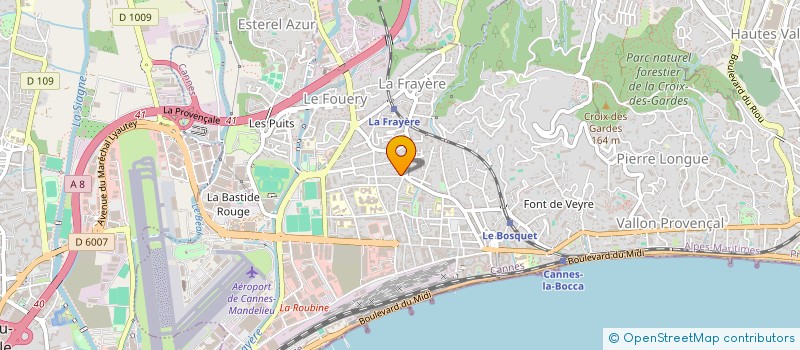 localisation de l'entreprise MONSIEUR SAID-DJOUBRANE BOUDOUIRA  CANNES