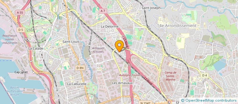 localisation de l'entreprise MONSIEUR SAID DRIOUACH à MARSEILLE 15EME