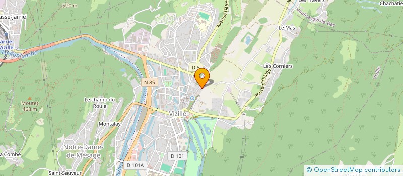 localisation de l'entreprise MONSIEUR SAID DRISS  VIZILLE