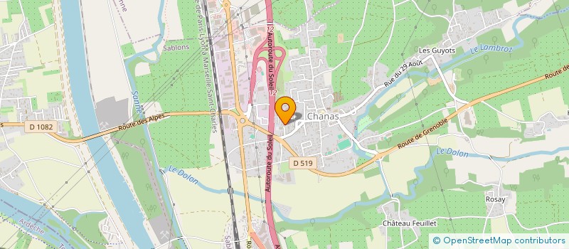 localisation de l'entreprise MONSIEUR SAID EC-CHIBI  CHANAS