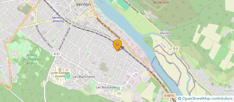 localisation de l'entreprise MONSIEUR SAID EDDIR  VERNON