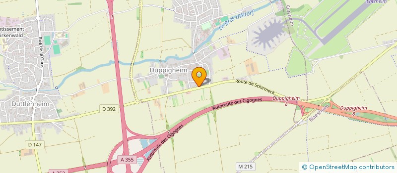 localisation de l'entreprise MONSIEUR SAID EL ABDEL OUARTI  DUPPIGHEIM