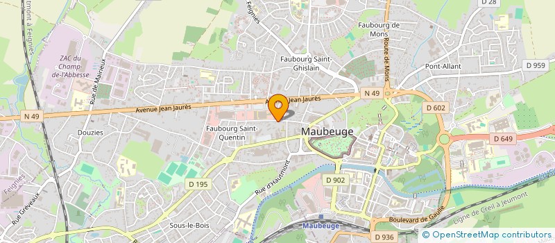 localisation de l'entreprise MONSIEUR SAID EL ARQOUBI  MAUBEUGE