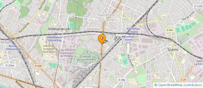 localisation de l'entreprise MONSIEUR SAID EL ATMANI  PIERREFITTE-SUR-SEINE