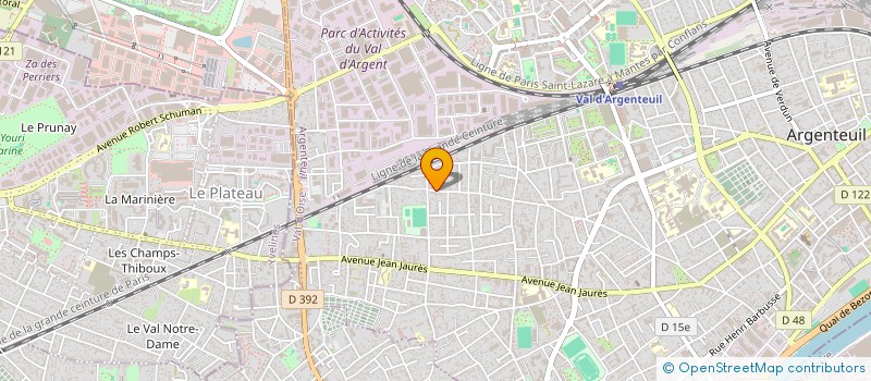 localisation de l'entreprise MONSIEUR SAID EL BOUZIANI  ARGENTEUIL