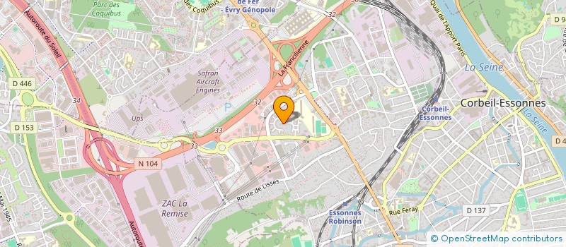 localisation de l'entreprise MONSIEUR SAID EL HASSANI  CORBEIL-ESSONNES