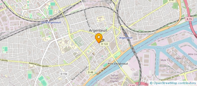 localisation de l'entreprise MONSIEUR SAID EL HINA  ARGENTEUIL