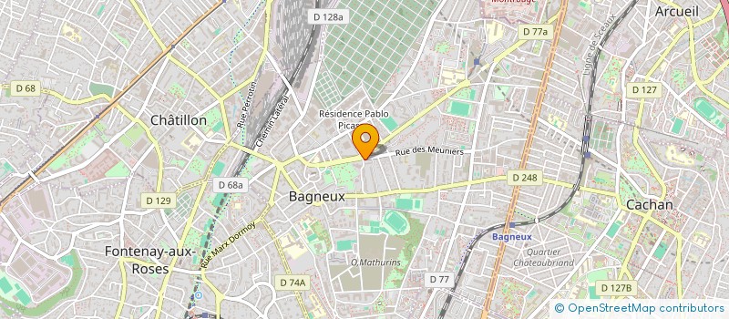 localisation de l'entreprise MONSIEUR SAID EL JAMALI à BAGNEUX