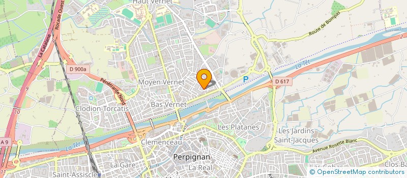 localisation de l'entreprise MONSIEUR SAID EL KRISSI  PERPIGNAN