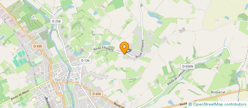 localisation de l'entreprise MONSIEUR SAID EL LEBBAR  NERAC