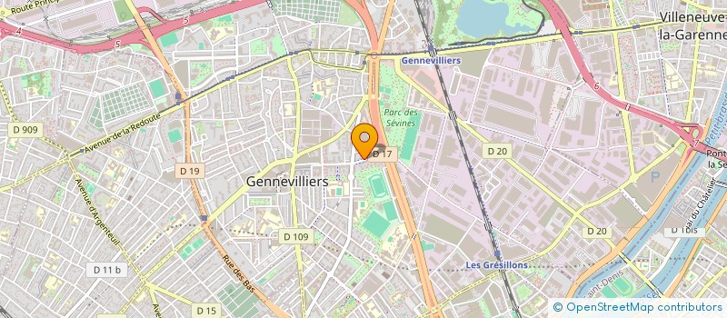 localisation de l'entreprise MONSIEUR SAID EL M'GUENNI à GENNEVILLIERS