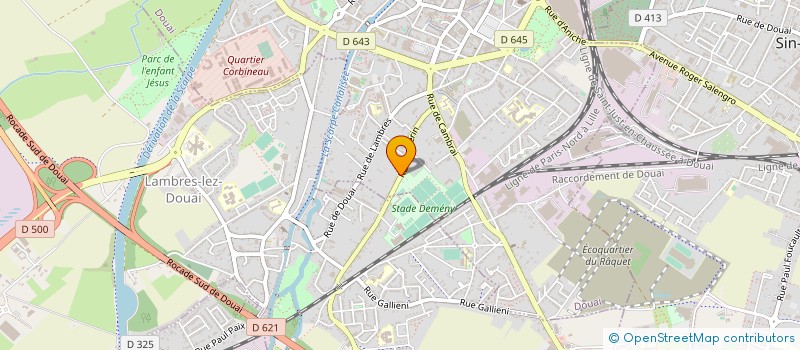 localisation de l'entreprise MONSIEUR SAID EL MAHMOUDI  DOUAI