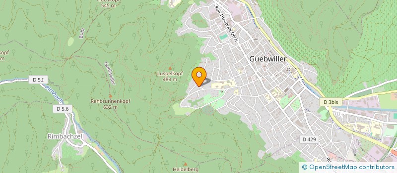 localisation de l'entreprise MONSIEUR SAID EL YAGOUBI  GUEBWILLER