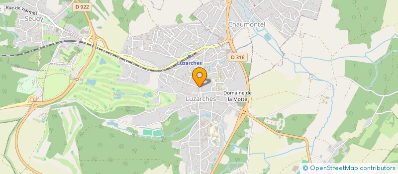 localisation de l'entreprise MONSIEUR SAID ELMOUCH  LUZARCHES