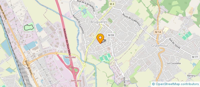 localisation de l'entreprise MONSIEUR SAID ENNASSIRI  BRUGUIERES