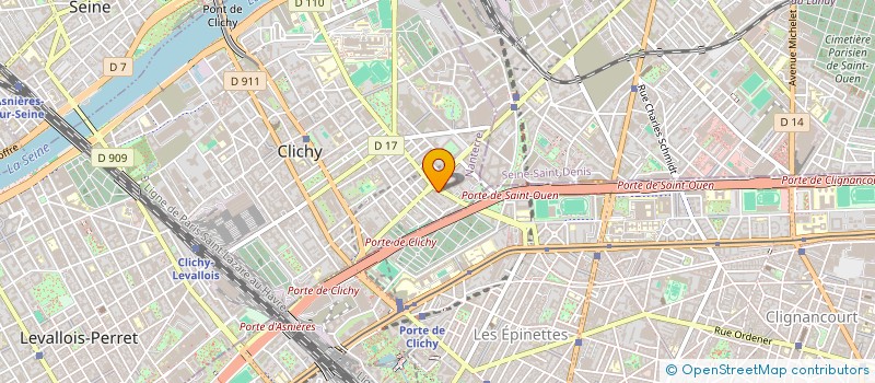 localisation de l'entreprise MONSIEUR SAID ERAJAI à CLICHY