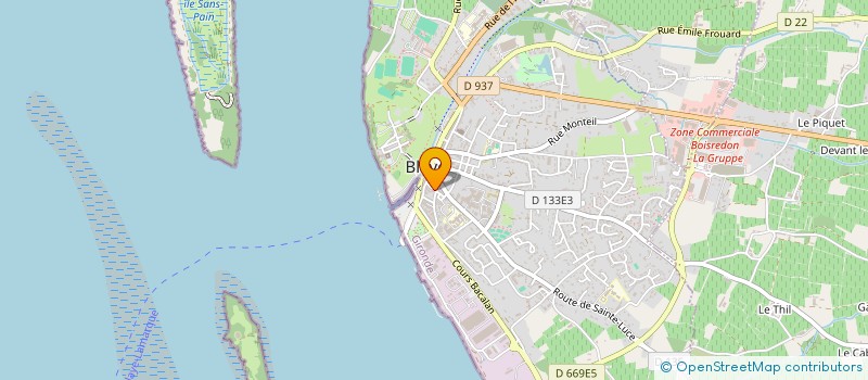 localisation de l'entreprise MONSIEUR SAID EZZAOUI à BLAYE