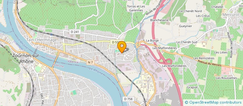 localisation de l'entreprise MONSIEUR SAID FARAHI  TAIN-L'HERMITAGE