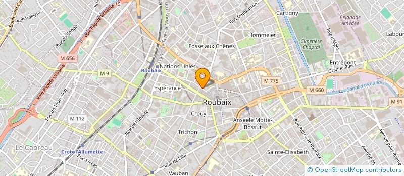 localisation de l'entreprise MONSIEUR SAID FEDDAL  ROUBAIX