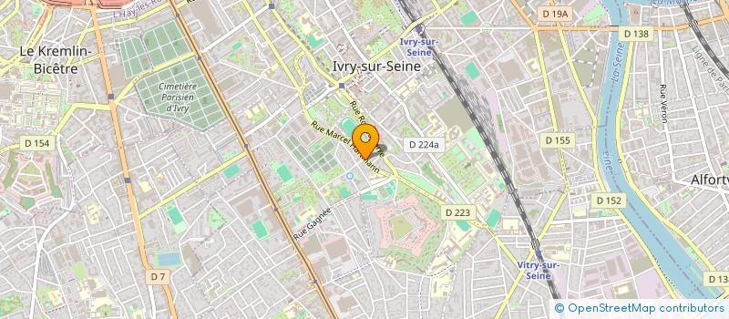 localisation de l'entreprise MONSIEUR SAID FETTOUCHI  IVRY-SUR-SEINE