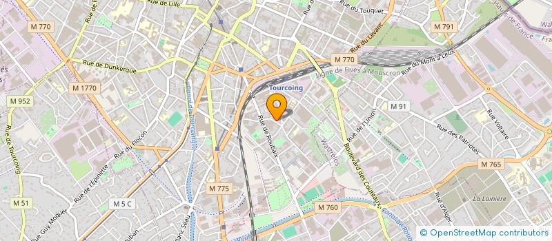 localisation de l'entreprise MONSIEUR SAID GUENNOUN  TOURCOING