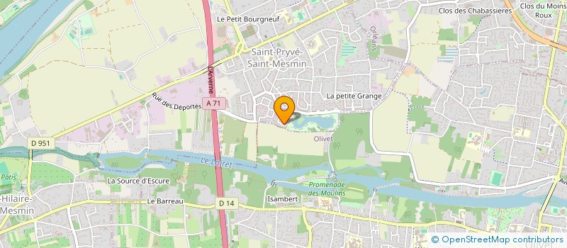 localisation de l'entreprise MONSIEUR SAID HADDAD à SAINT-PRYVE-SAINT-MESMIN