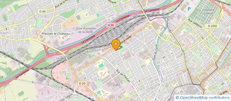 localisation de l'entreprise MONSIEUR SAID HADJI  MULHOUSE