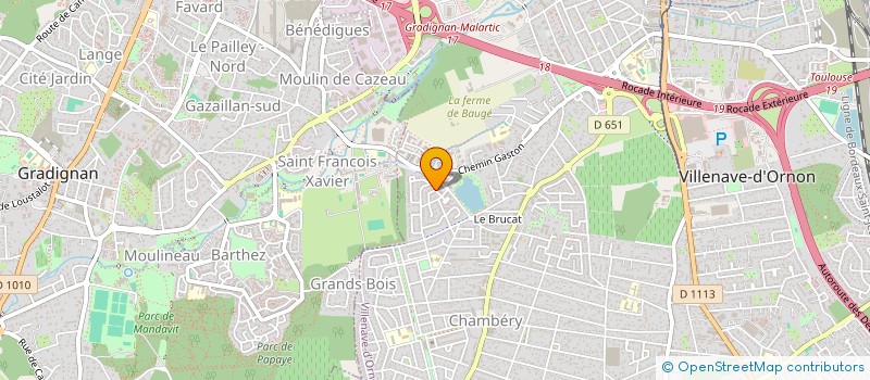 localisation de l'entreprise MONSIEUR SAID HAMAIDI  VILLENAVE D ORNON