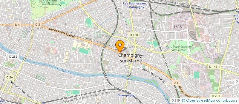 localisation de l'entreprise MONSIEUR SAID HAMANI à CHAMPIGNY-SUR-MARNE