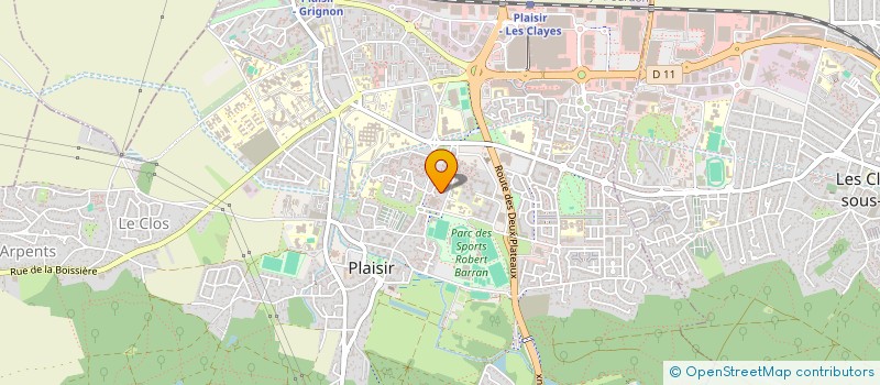 localisation de l'entreprise MONSIEUR SAID HAMDOULI  PLAISIR