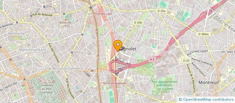 localisation de l'entreprise MONSIEUR SAID HAMIMI  BAGNOLET