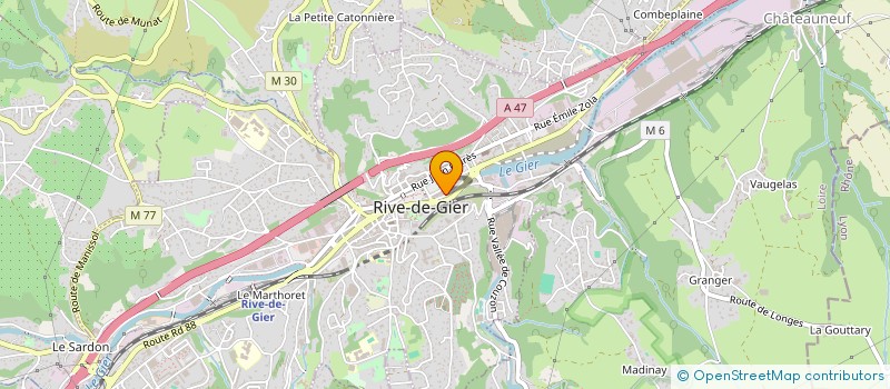 localisation de l'entreprise MONSIEUR SAID HAMMOUDI  RIVE-DE-GIER