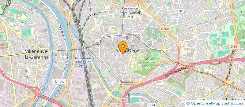 localisation de l'entreprise MONSIEUR SAID HAMOUDI  SAINT-DENIS