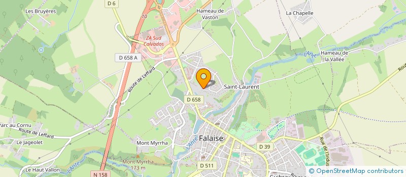 localisation de l'entreprise MONSIEUR SAID HANECHE  FALAISE