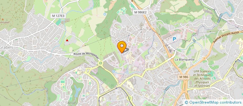 localisation de l'entreprise MONSIEUR SAID HARRAGA  GRABELS