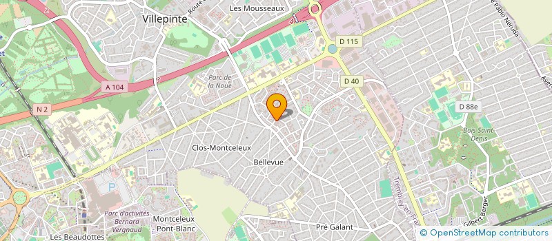 localisation de l'entreprise MONSIEUR SAID HINADOUI  VILLEPINTE