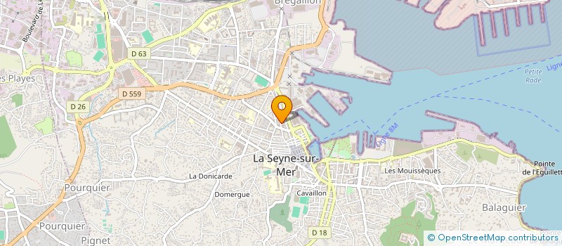 localisation de l'entreprise MONSIEUR SAID HOSSAINI  LA SEYNE-SUR-MER