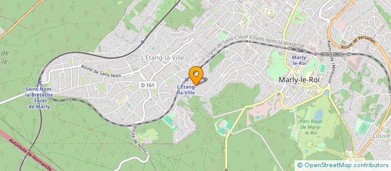 localisation de l'entreprise MONSIEUR SAID HUSSAINI  L'ETANG-LA-VILLE