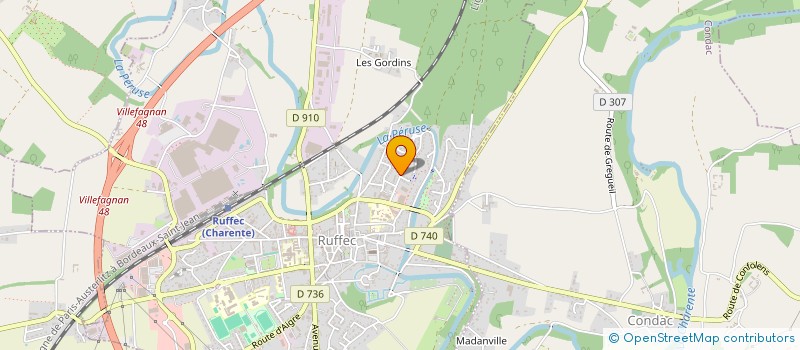 localisation de l'entreprise MONSIEUR SAID HUSSEINI  RUFFEC