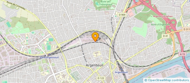 localisation de l'entreprise MONSIEUR SAID JABBARI  ARGENTEUIL