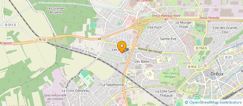 localisation de l'entreprise MONSIEUR SAID JAHAH à DREUX