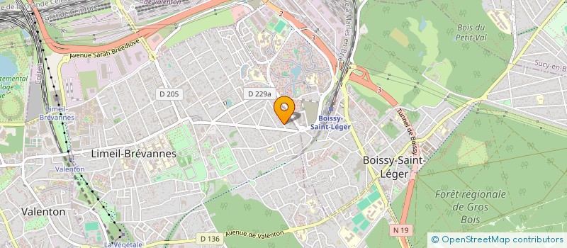 localisation de l'entreprise MONSIEUR SAID JALAL  LIMEIL-BREVANNES