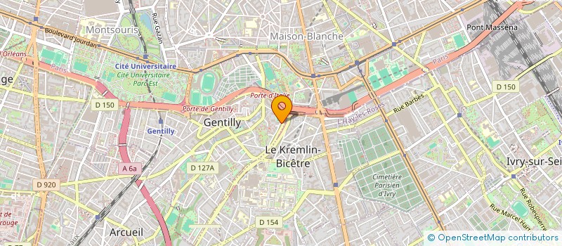 localisation de l'entreprise MONSIEUR SAID JAMAL  GENTILLY