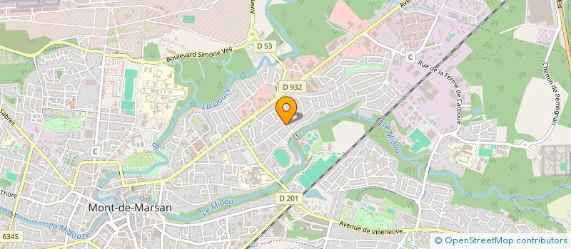 localisation de l'entreprise MONSIEUR SAID JEDDI  MONT-DE-MARSAN