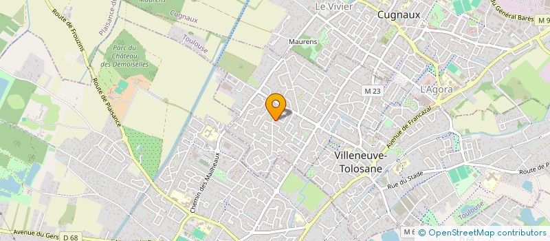 localisation de l'entreprise MONSIEUR SAID JLID MOHAMMAD  CUGNAUX